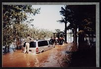 Flooded Car after Hurricane Floyd